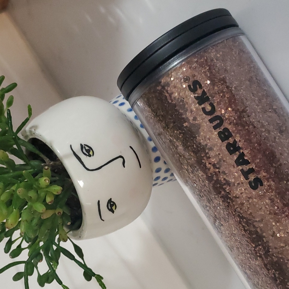 Starbucks Glittery Weighted Tumbler - Picture 9 of 11